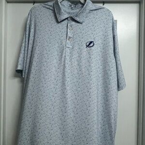Tampa Bay Lightning x Peter Millar performance jersey polo